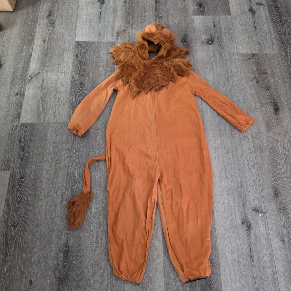 Rubies Lion Wizard of OZ Child's Costume Yellow Brick Road Dress-Up Sz M 7-8